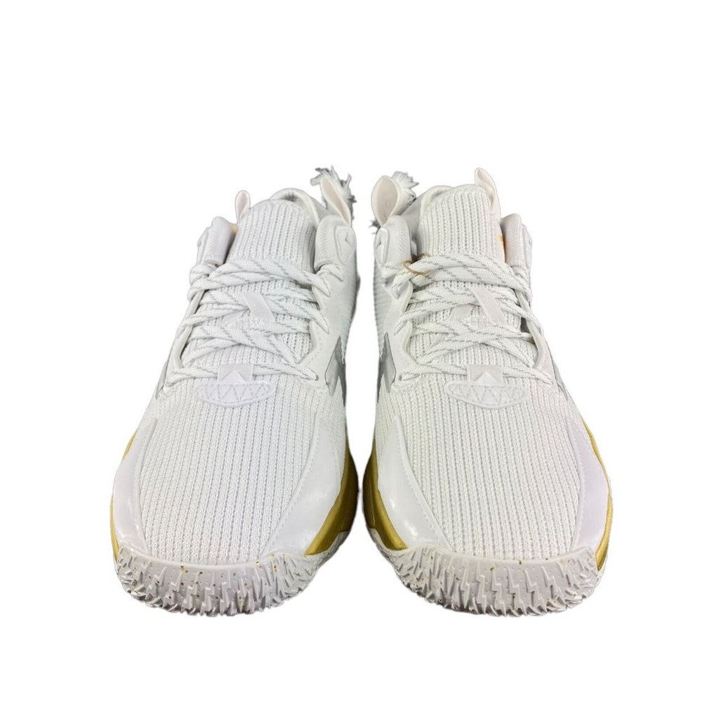Adidas Dame 8 White Silver Gold Metallic Basketball Shoes GY1755 Size 7 * - Picture 5 of 8